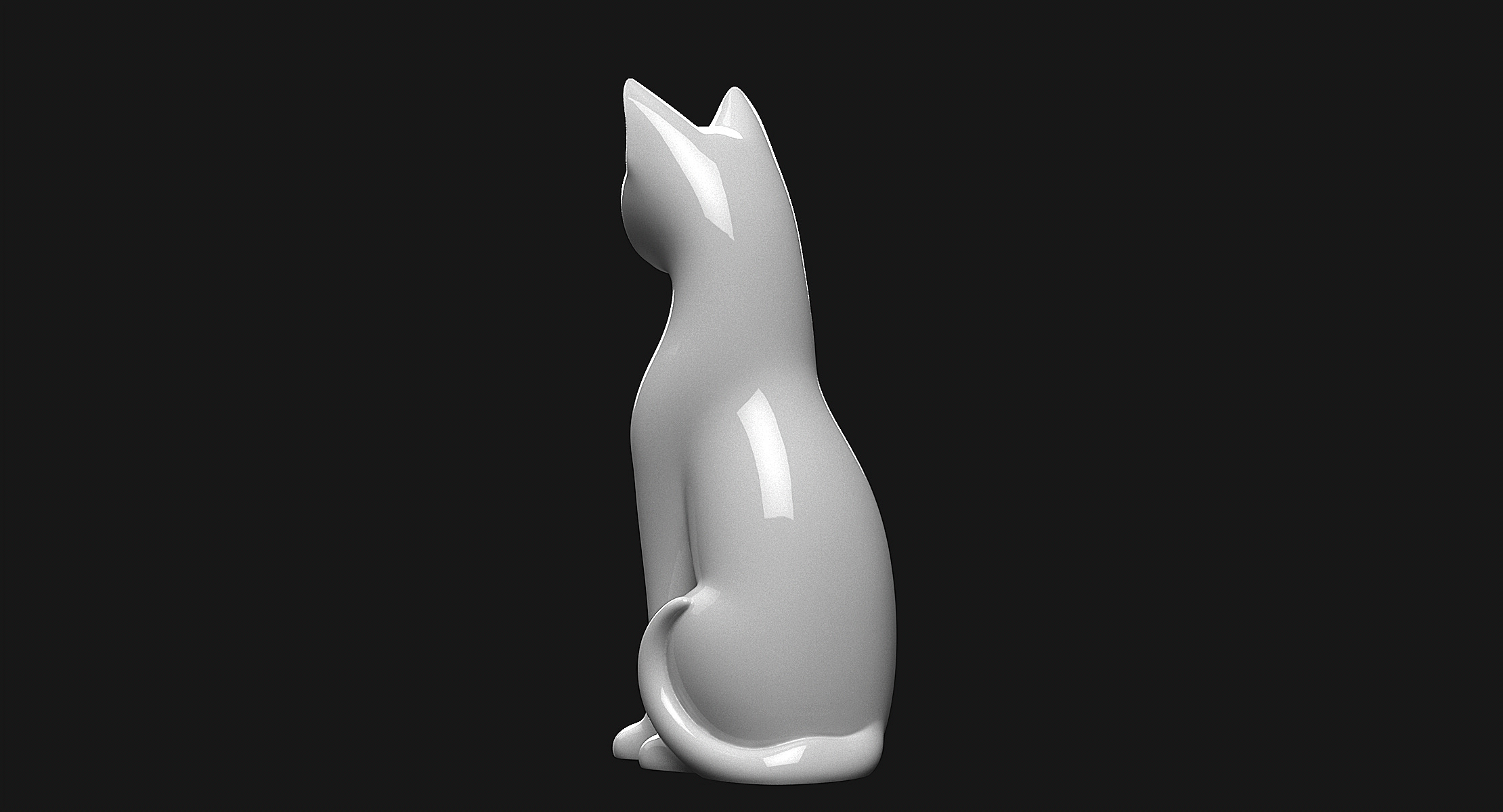 Cat Decoration 3D print model_4