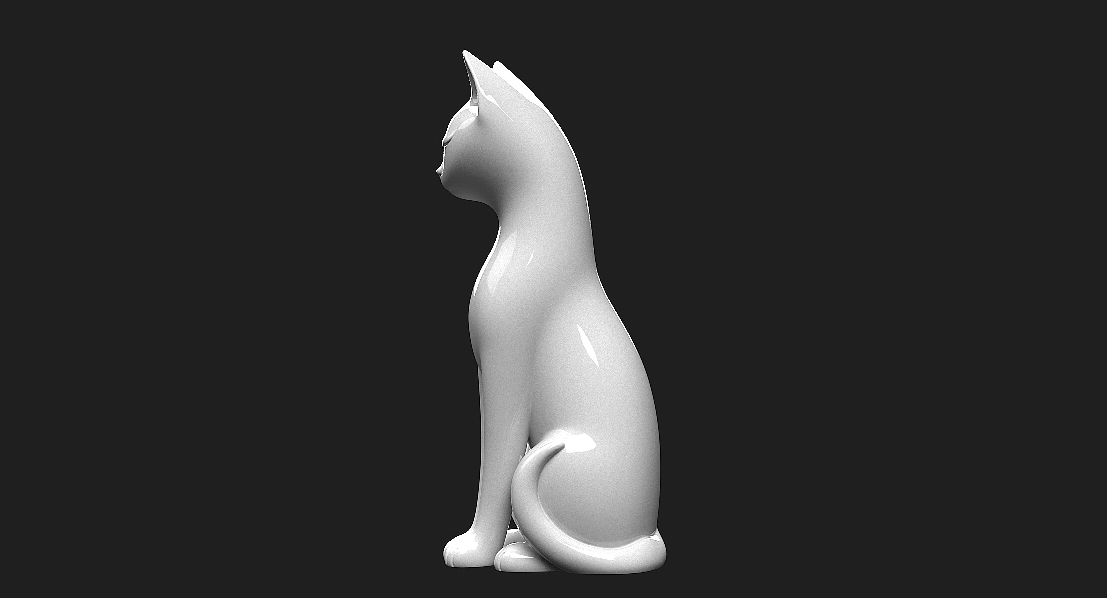 Cat Decoration 3D print model_2