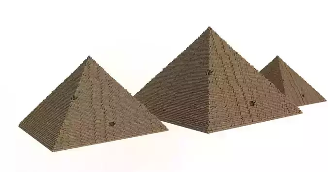 Great Pyramids of Giza 3D model