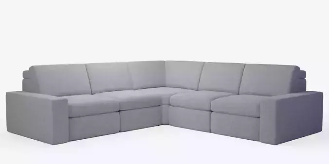 Enzo 5-Piece L-Shaped Reclining Sectional