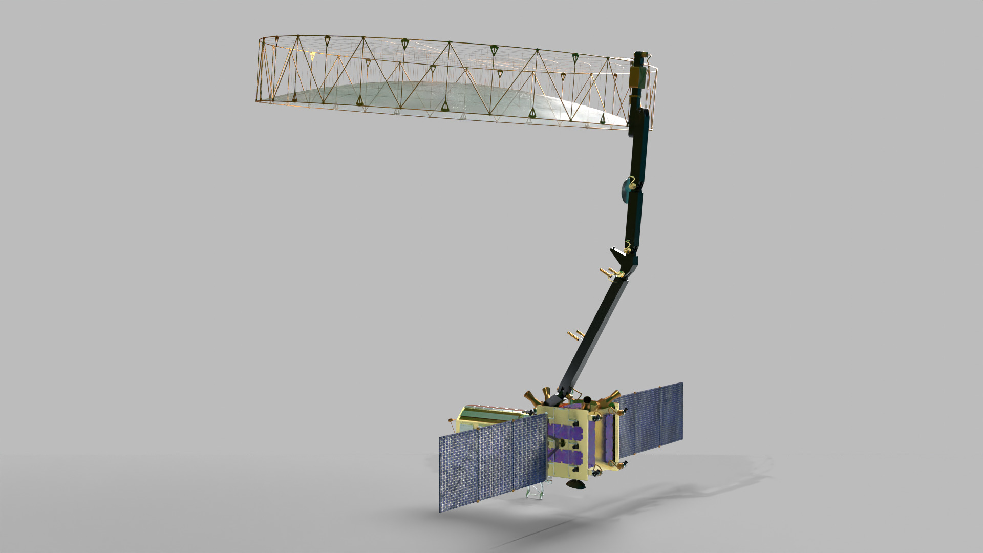 NISAR Satellite ISRO - NASA Joint Mission 3D print model_3