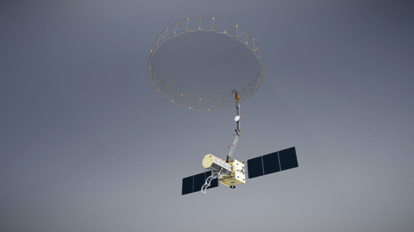 NISAR Satellite ISRO - NASA Joint Mission 3D print model_9