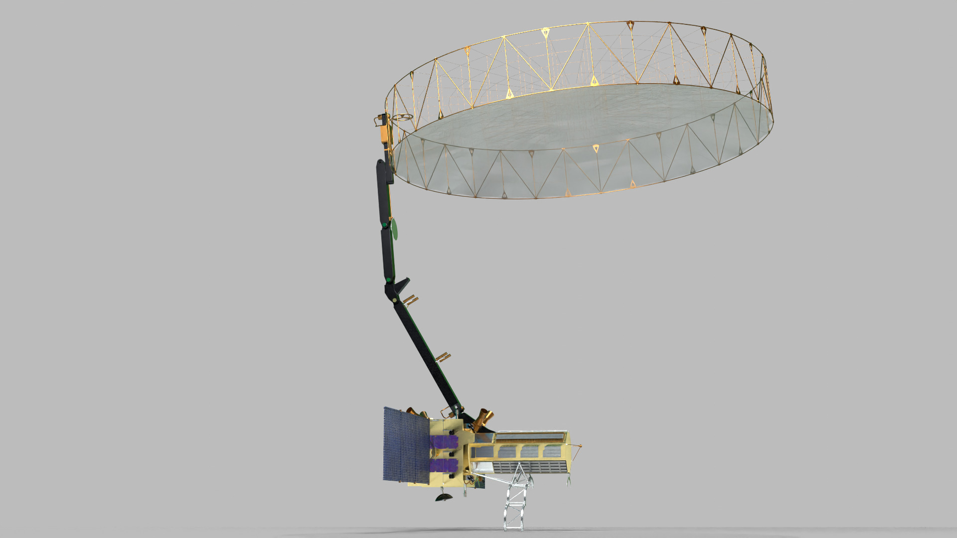 NISAR Satellite ISRO - NASA Joint Mission 3D print model_2