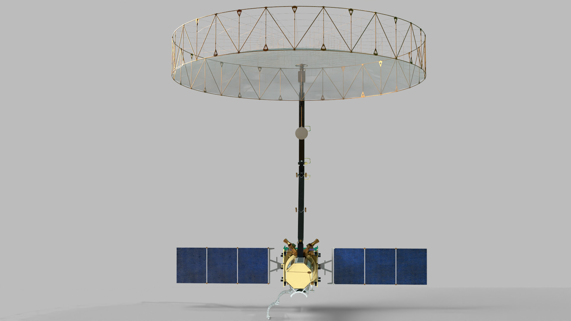 NISAR Satellite ISRO - NASA Joint Mission 3D print model_1