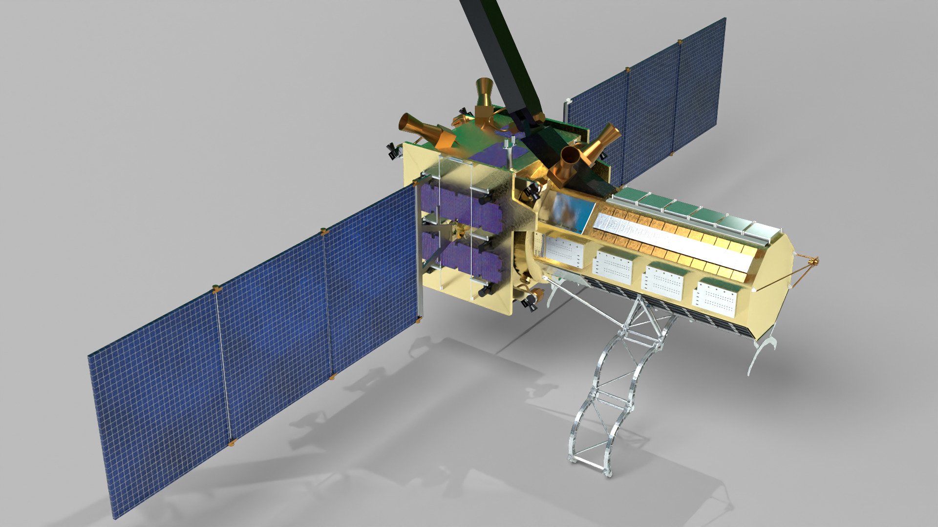 NISAR Satellite ISRO - NASA Joint Mission 3D print model_4