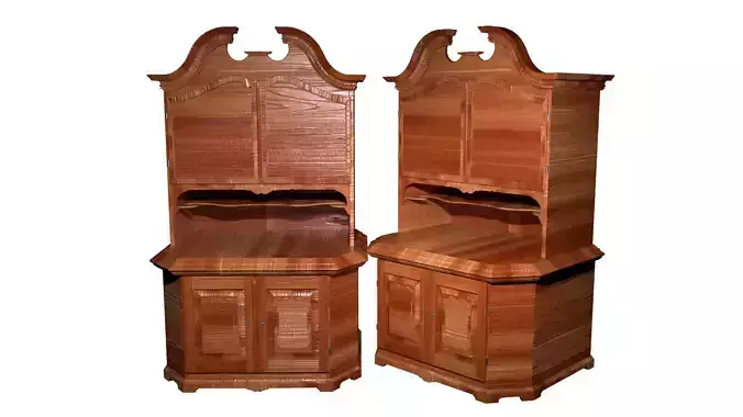 Vintage Cabinet Low-poly 3D model Low-poly 3D model Vintage Cabinet Low-poly 3D model Low-poly 3D model