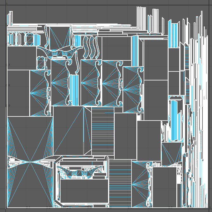 Vintage Cabinet Low-poly 3D model Low-poly 3D model_3