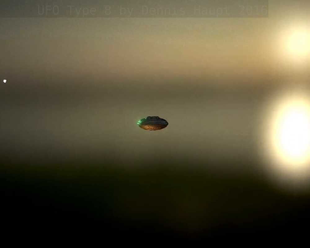 UFO Type 8 Animated and Game Ready Low-poly 3D model_145