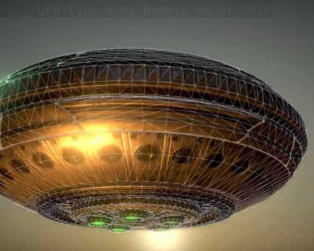 UFO Type 8 Animated and Game Ready Low-poly 3D model_61