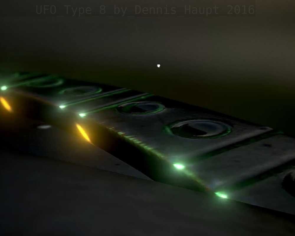 UFO Type 8 Animated and Game Ready Low-poly 3D model_101