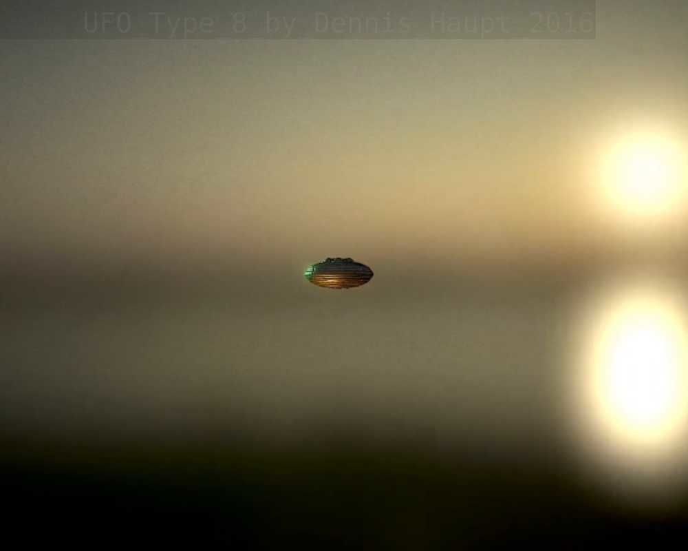 UFO Type 8 Animated and Game Ready Low-poly 3D model_143