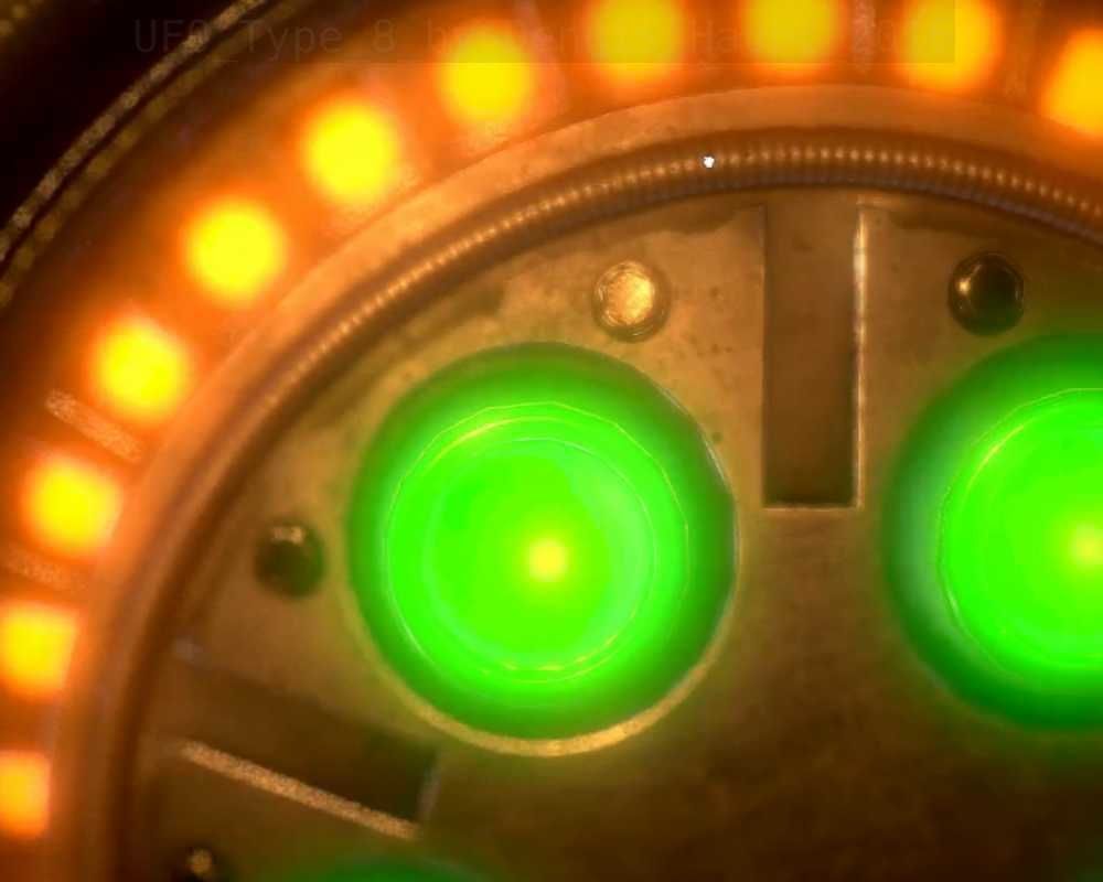 UFO Type 8 Animated and Game Ready Low-poly 3D model_89