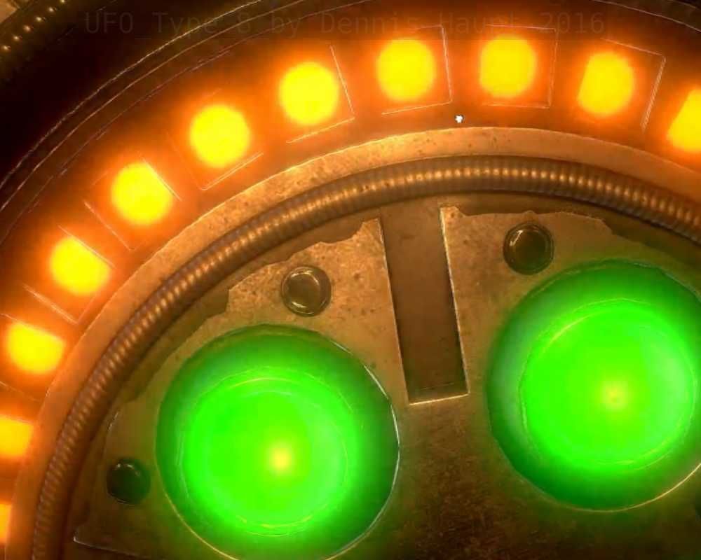 UFO Type 8 Animated and Game Ready Low-poly 3D model_88