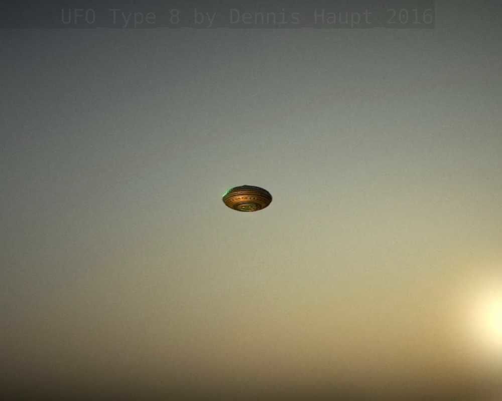 UFO Type 8 Animated and Game Ready Low-poly 3D model_34