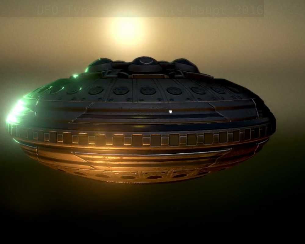 UFO Type 8 Animated and Game Ready Low-poly 3D model_56