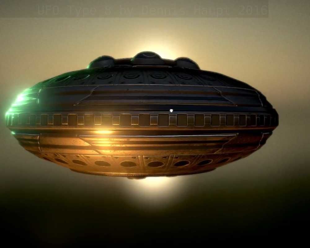 UFO Type 8 Animated and Game Ready Low-poly 3D model_57