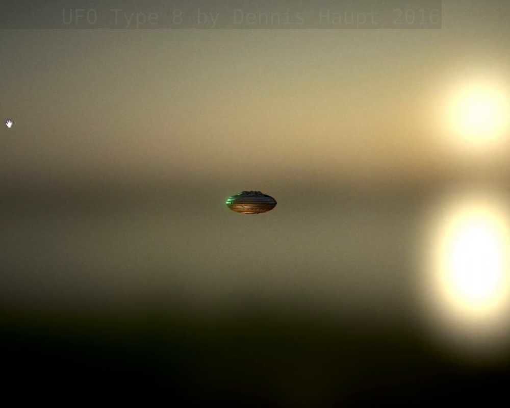 UFO Type 8 Animated and Game Ready Low-poly 3D model_144