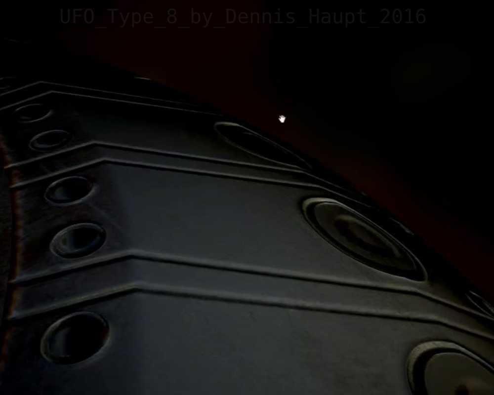 UFO Type 8 Animated and Game Ready Low-poly 3D model_97
