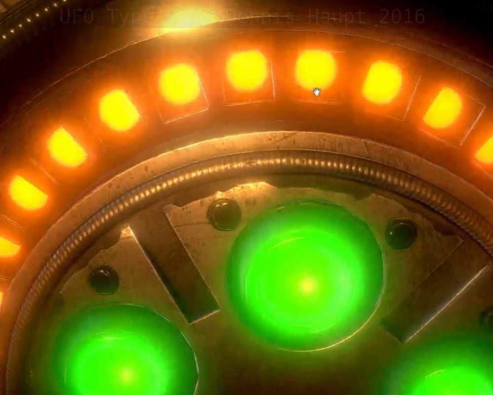 UFO Type 8 Animated and Game Ready Low-poly 3D model_82