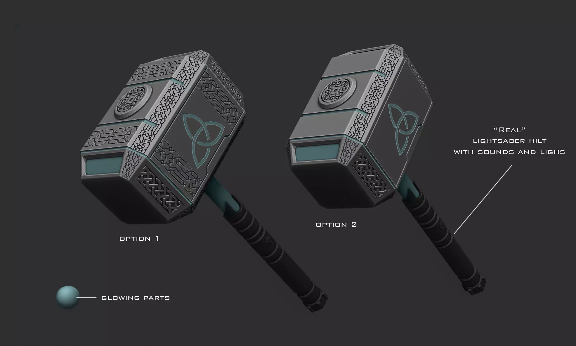 Lighthammer stl and project description 3D print model_4