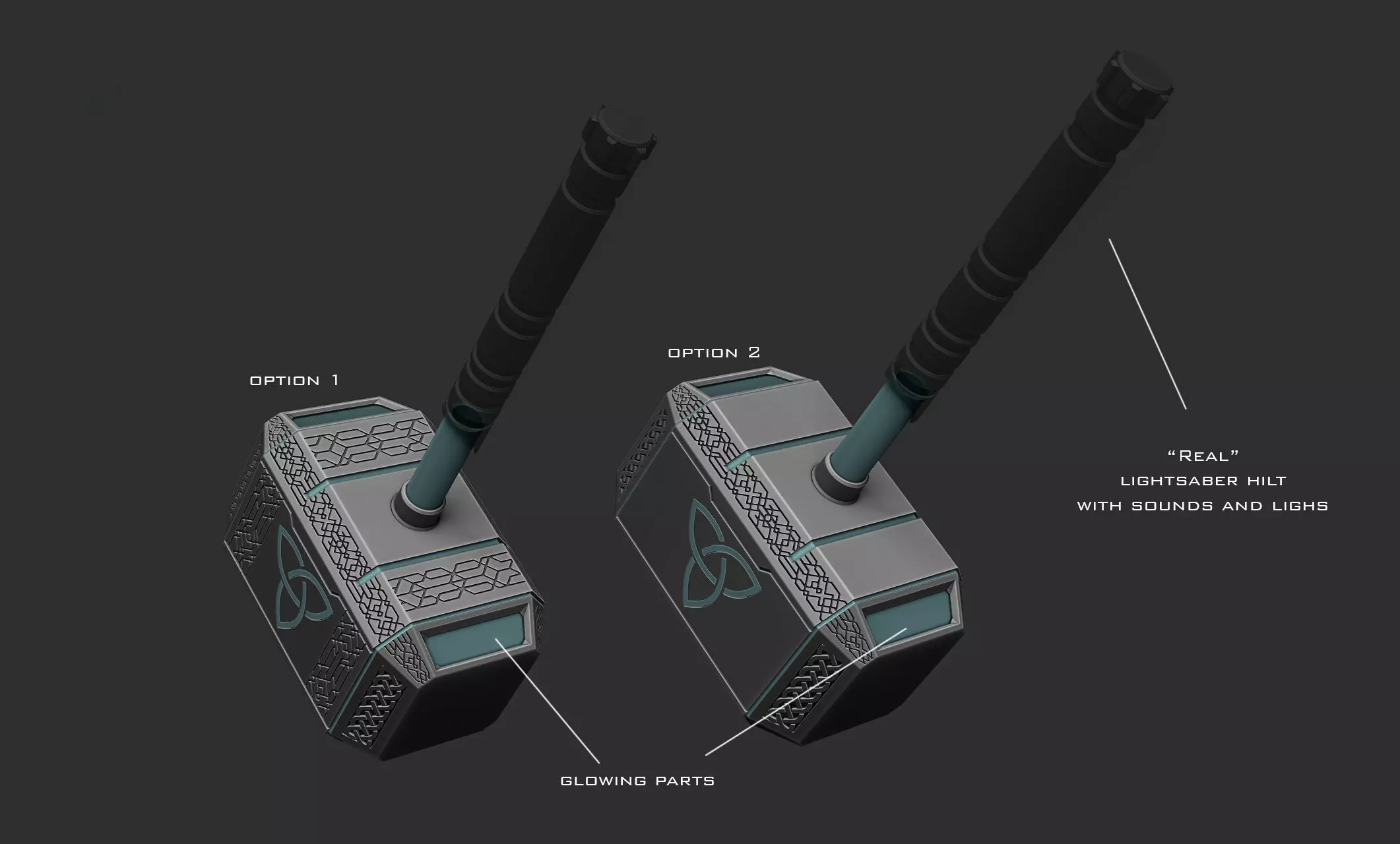 Lighthammer stl and project description 3D print model_5