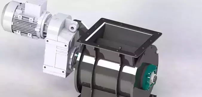 Simple manufacturing 250 airlocks-rotary valves