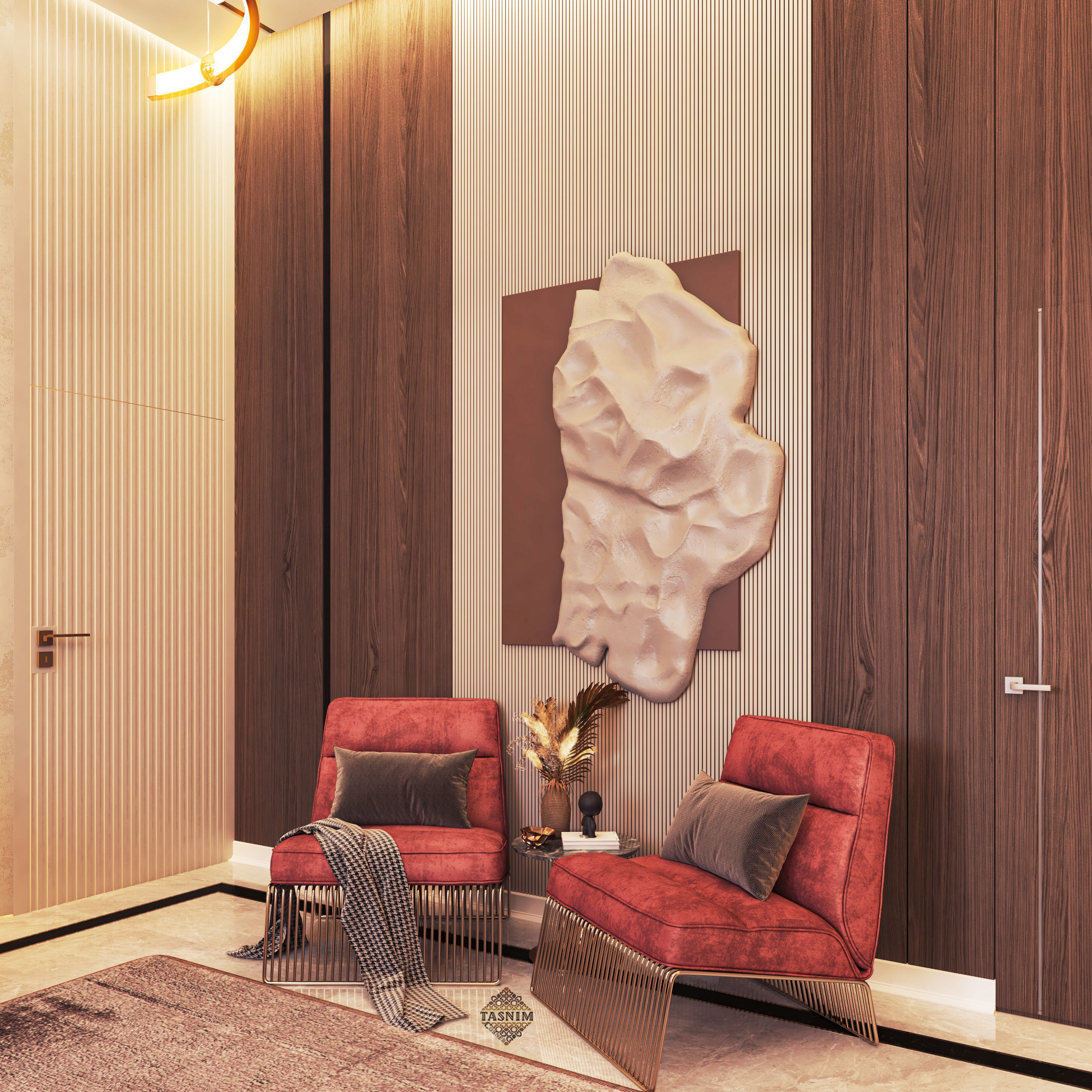 Modern Livingroom 3D model_5