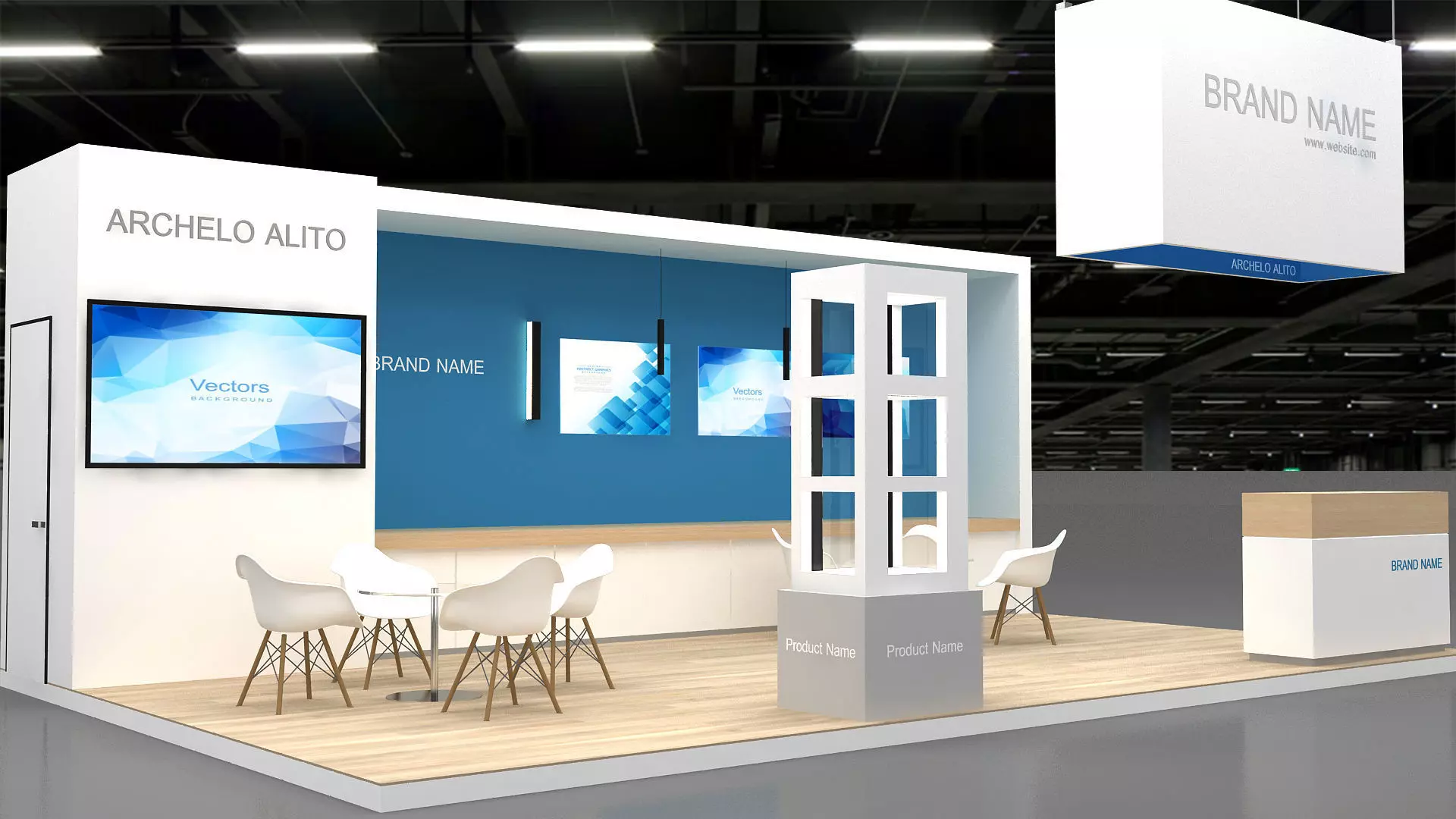 3D exhibition 3D model_0