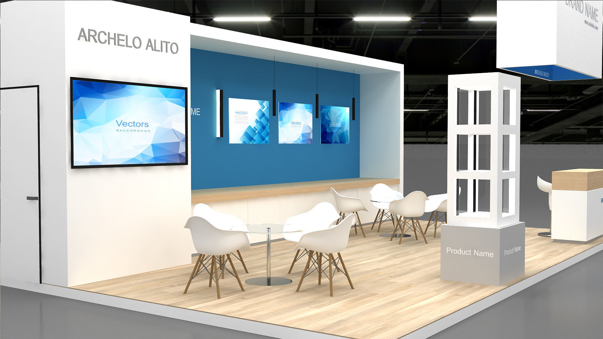 3D exhibition 3D model_3