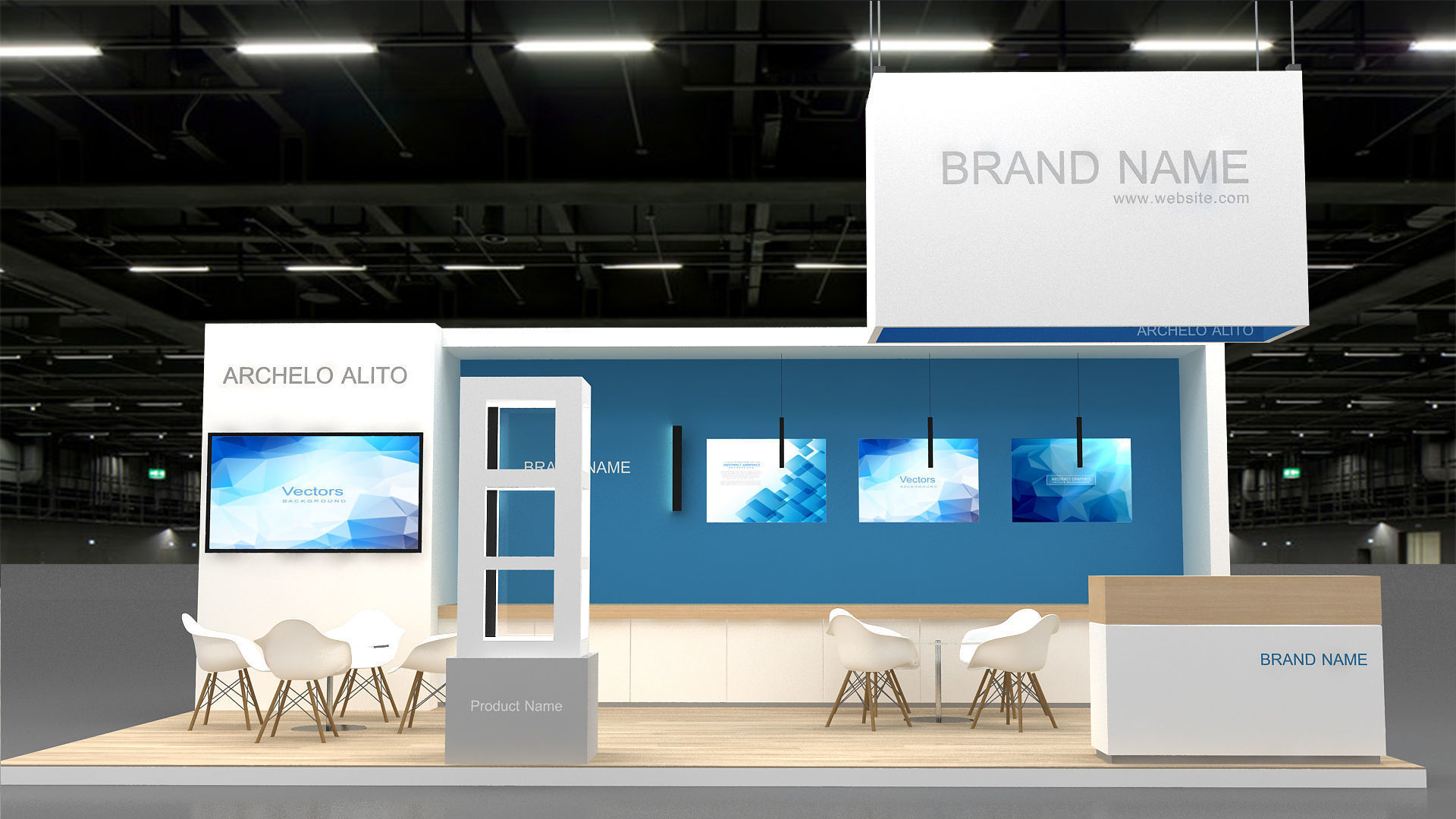 3D exhibition 3D model_1