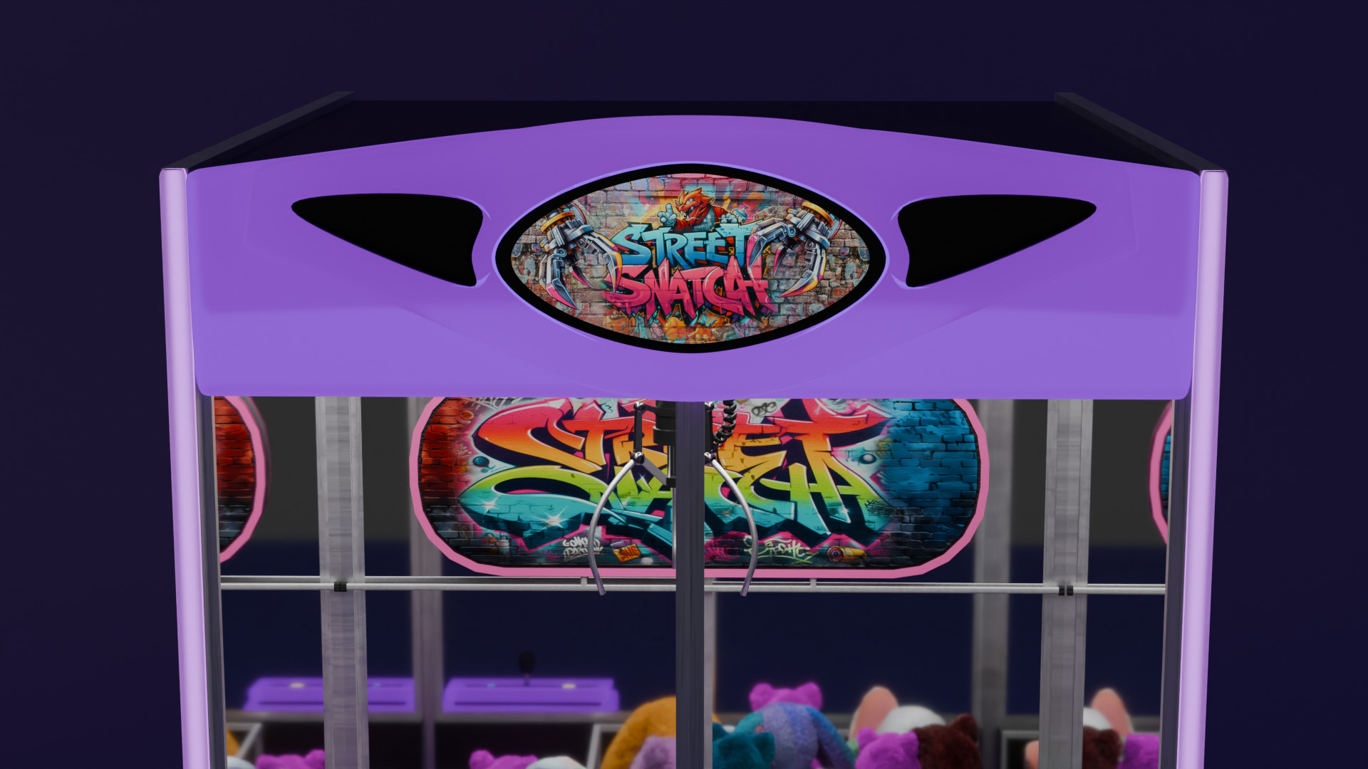 Claw Machine Urban Themed 3D model_1