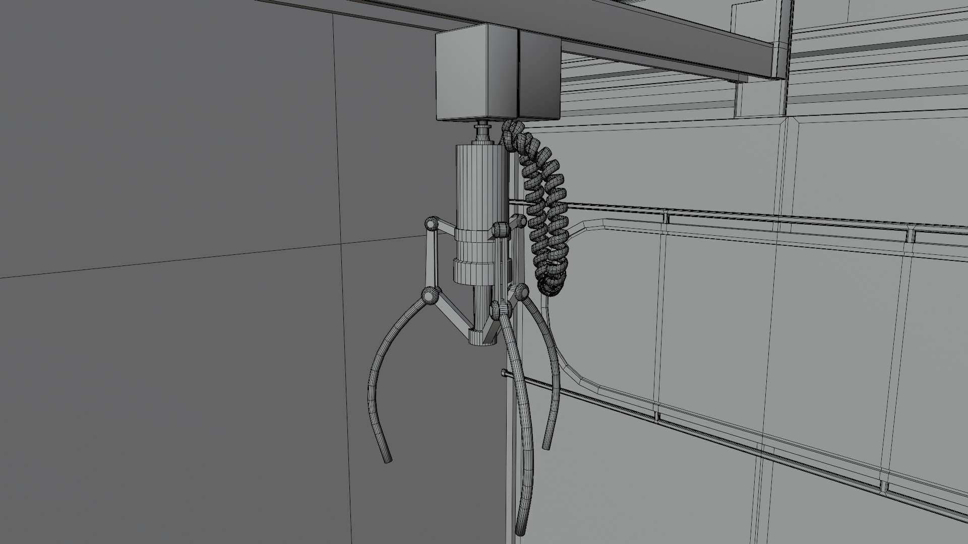 Claw Machine Urban Themed 3D model_8