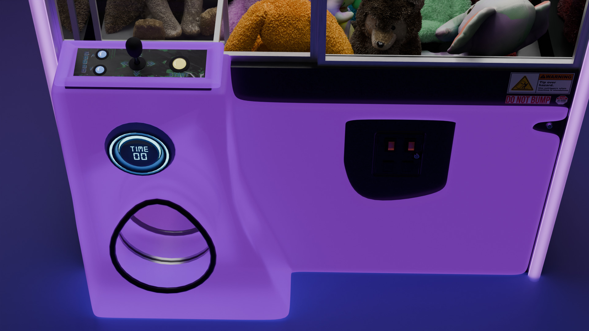 Claw Machine Urban Themed 3D model_3