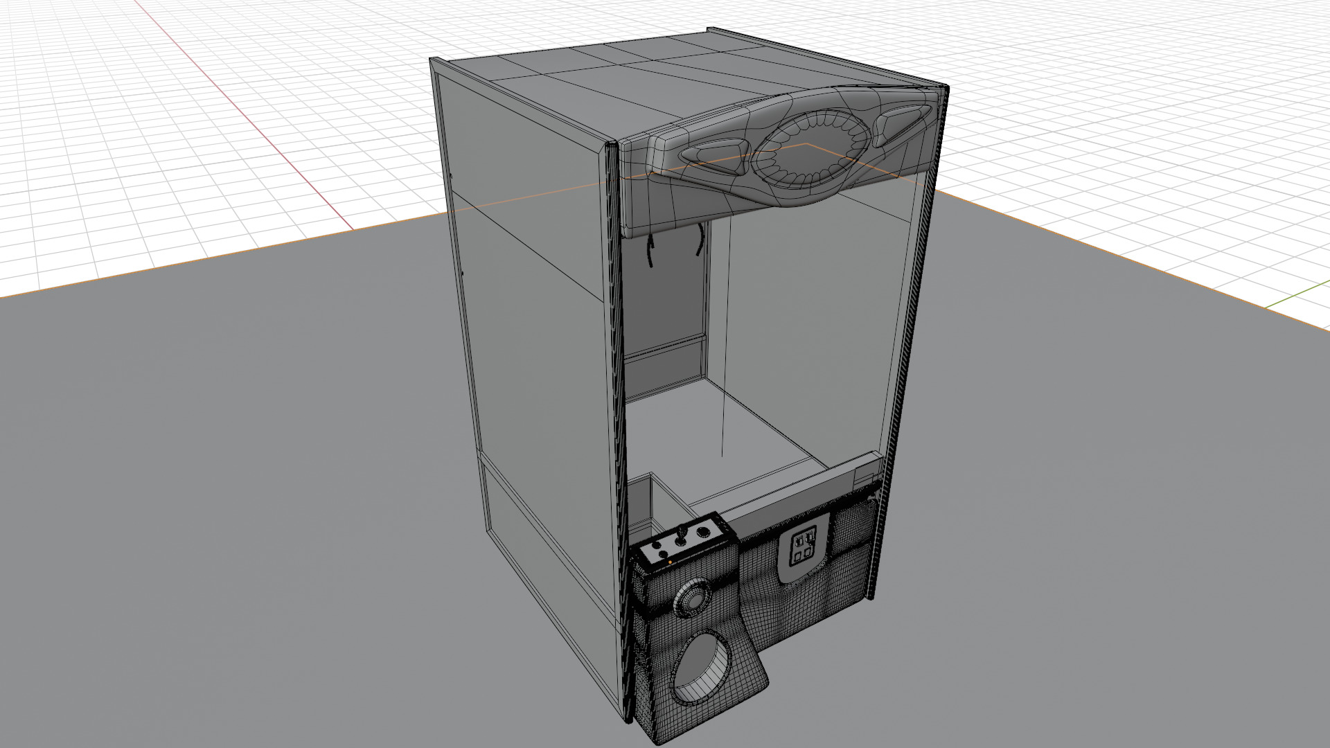 Claw Machine Urban Themed 3D model_7