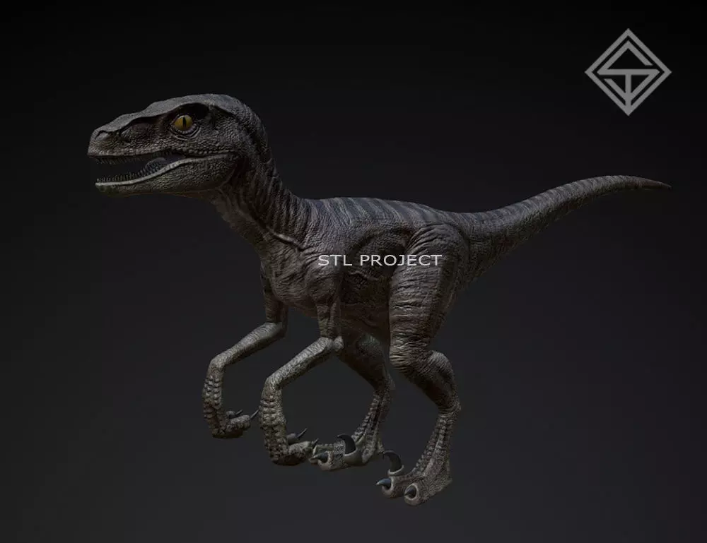 Raptor - Low Poly dinosaur Free low-poly 3D model