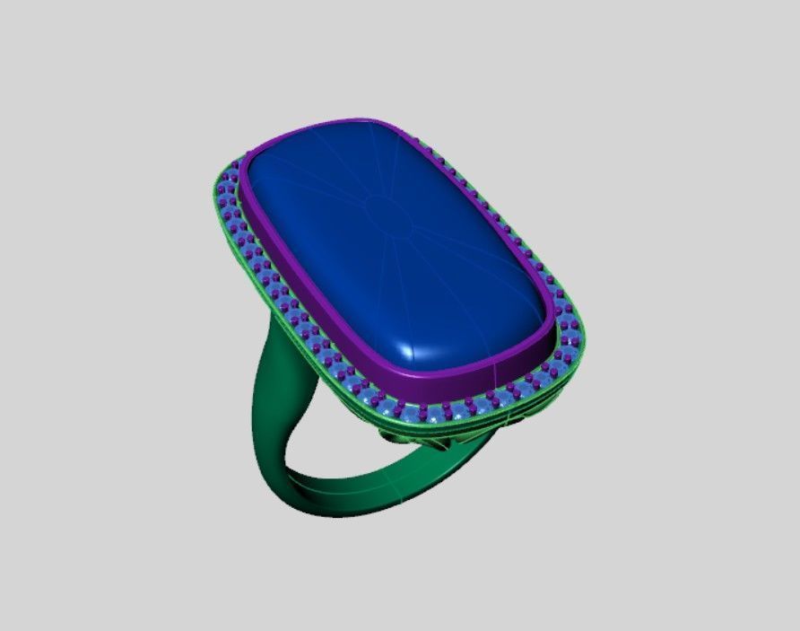 Rings 3D print model_2