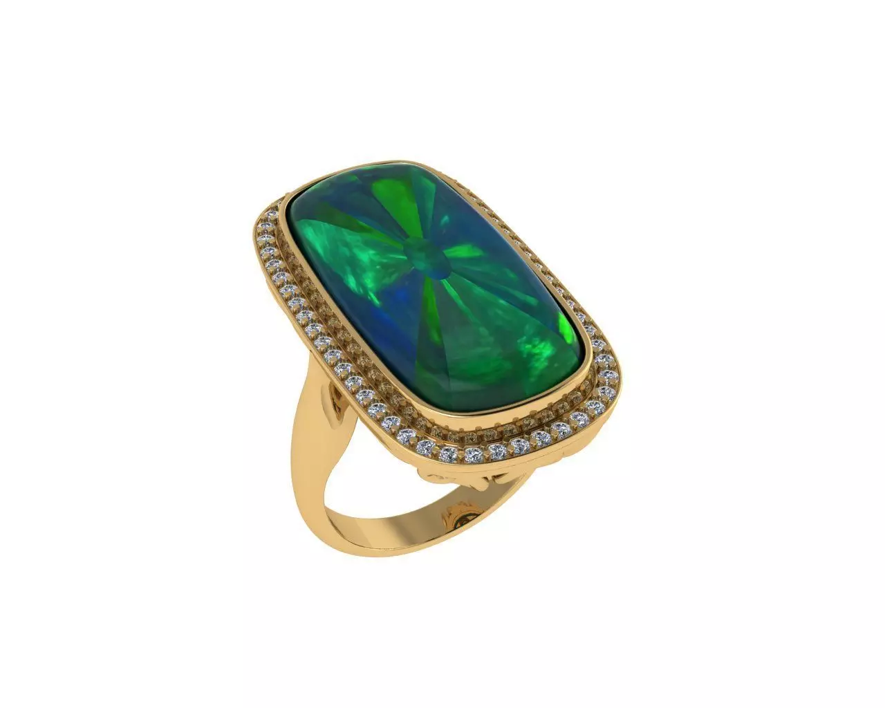 Rings 3D print model_0