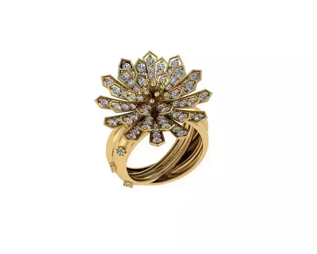 Flower Rings 3D print model