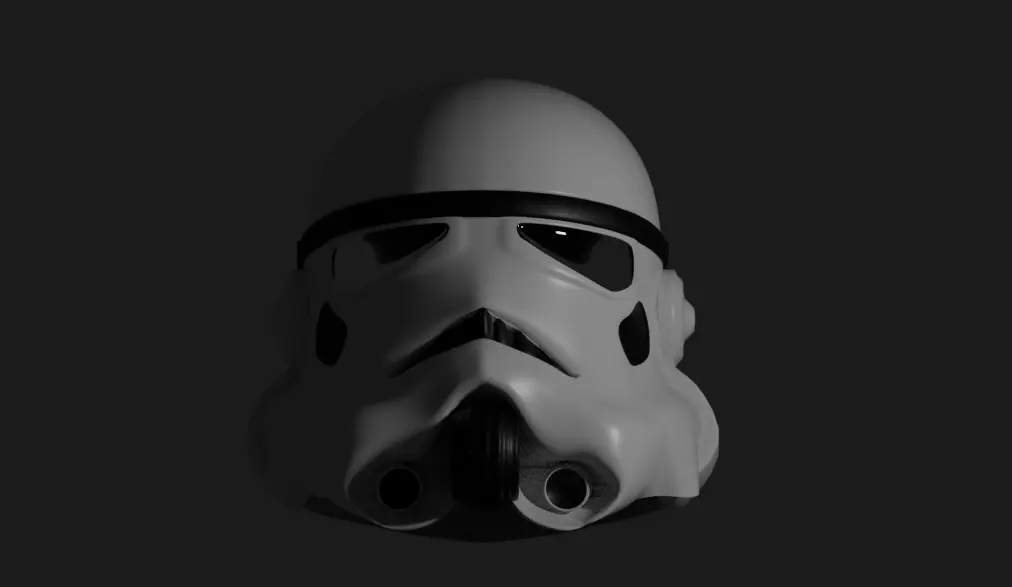 StormTrooper Helmet Free 3D model