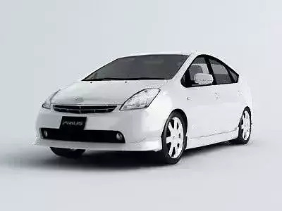 Toyota Prius 3d Car Model 3D model