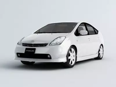 Toyota Prius 3d Car Model 3D model_0