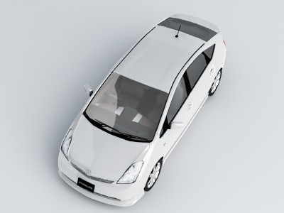 Toyota Prius 3d Car Model 3D model_8