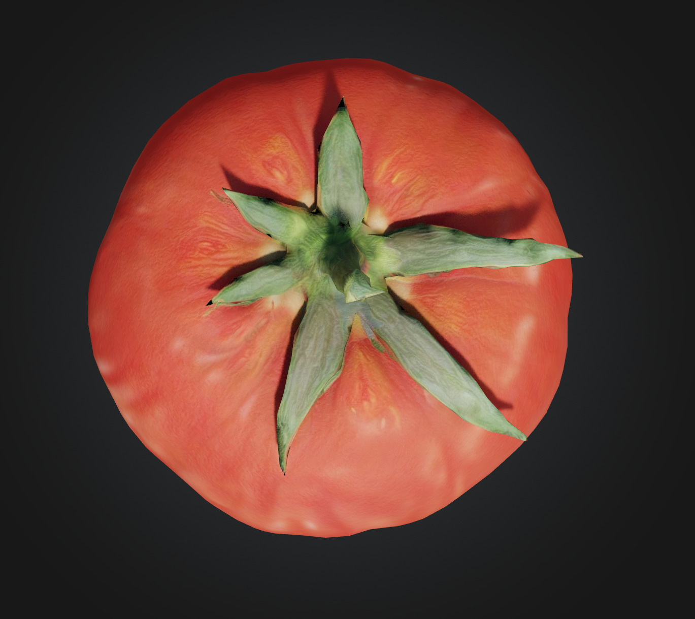Red Tomato 3Model  Low-poly 3D model_2