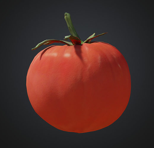 Red Tomato 3Model  Low-poly 3D model
