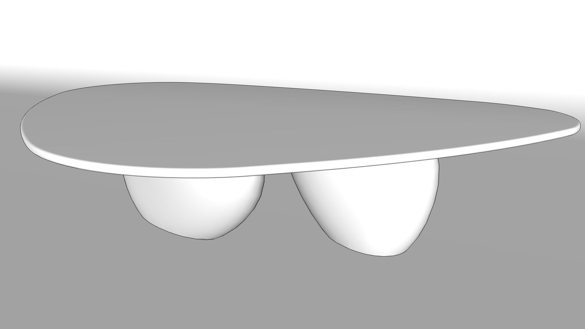 Modern Coffee Table 3D model_16