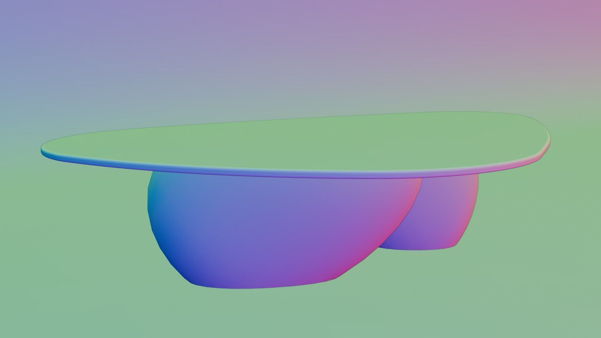 Modern Coffee Table 3D model_43