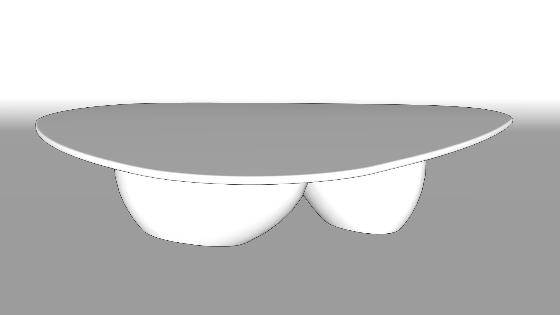 Modern Coffee Table 3D model_4