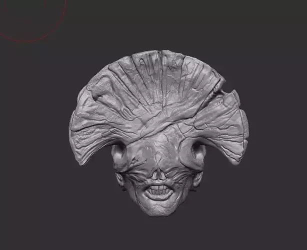 Angel of Death Hellboy headsculpt for Action Figures