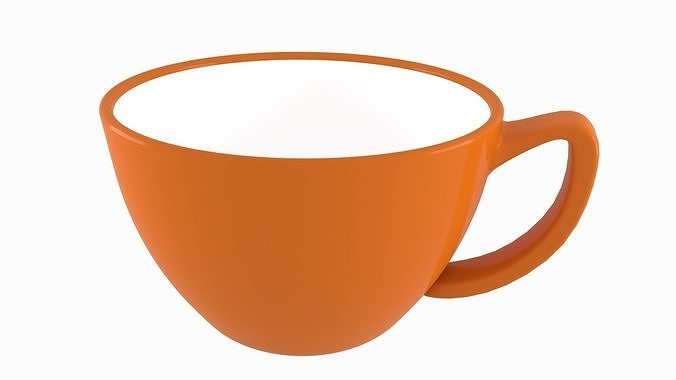 Coffee Cup Chocolate Color 3D model