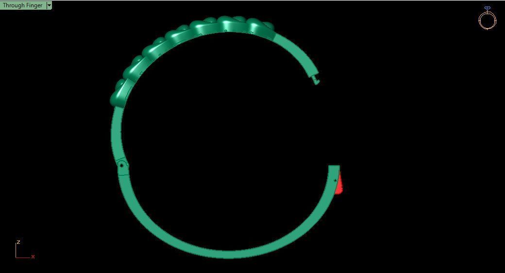 Bracelet 0045 3D print model_13